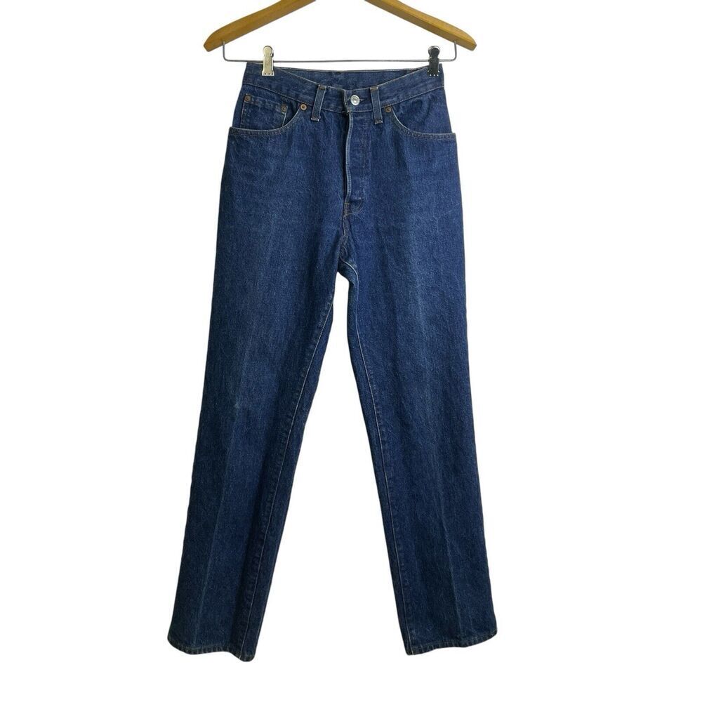 Vintage 80s Levis 501 Jeans Size 9 (25x30) Juniors Womens Denim Button Fly USA